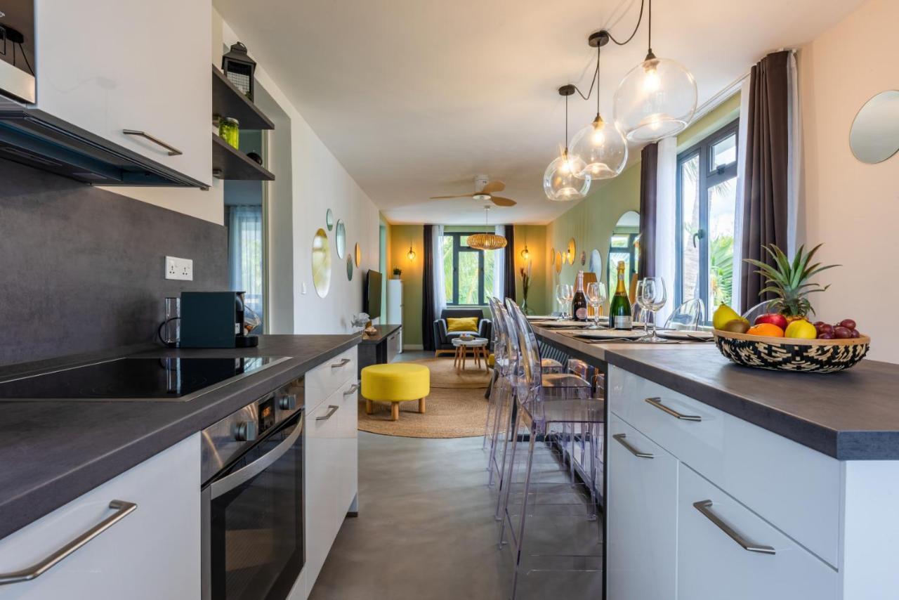 Les Cerisiers Beach Residence, Cosy And Modern 3 Bedroom Apartment Located 50 Metres From The Beach And From All Amenities And Restaurants On The Coastal Road Flic-en-Flacq Eksteriør bilde