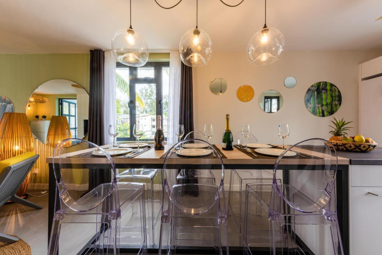 Les Cerisiers Beach Residence, Cosy And Modern 3 Bedroom Apartment Located 50 Metres From The Beach And From All Amenities And Restaurants On The Coastal Road Flic-en-Flacq Eksteriør bilde